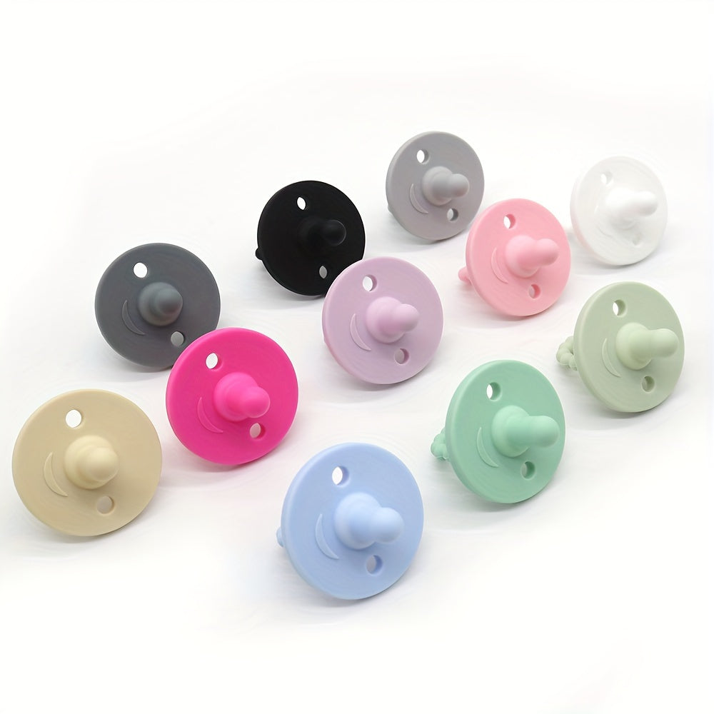 Baby Pacifiers Set of 2 Food-Grade Silicone BPA-Free for Newborns and Toddlers