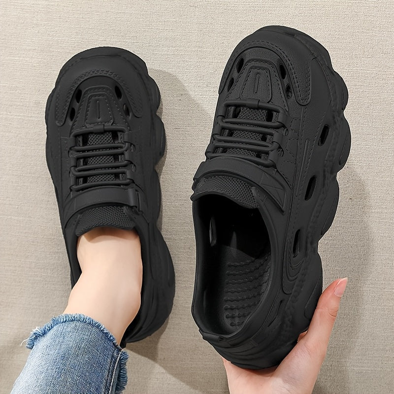 Women's Breathable EVA Beach Clogs with Thick Sole and Non-Slip Grip