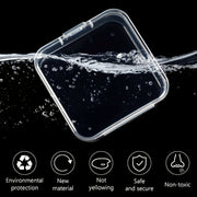 6 dona plastik saqlash qutilari kichik buyumlar uchun, tilla, o'yin detallarini tashkil etuvchi