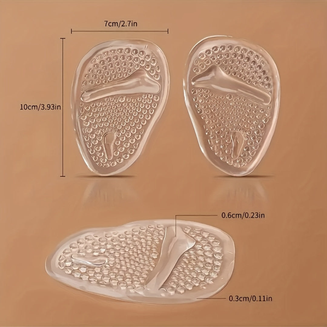 Women Silicone Anti-Slip High Heel Pads with Shock Absorption