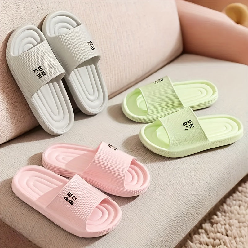 Ayollar uchun bir rangli qulay ochiq-oyoq plyaj sandallari