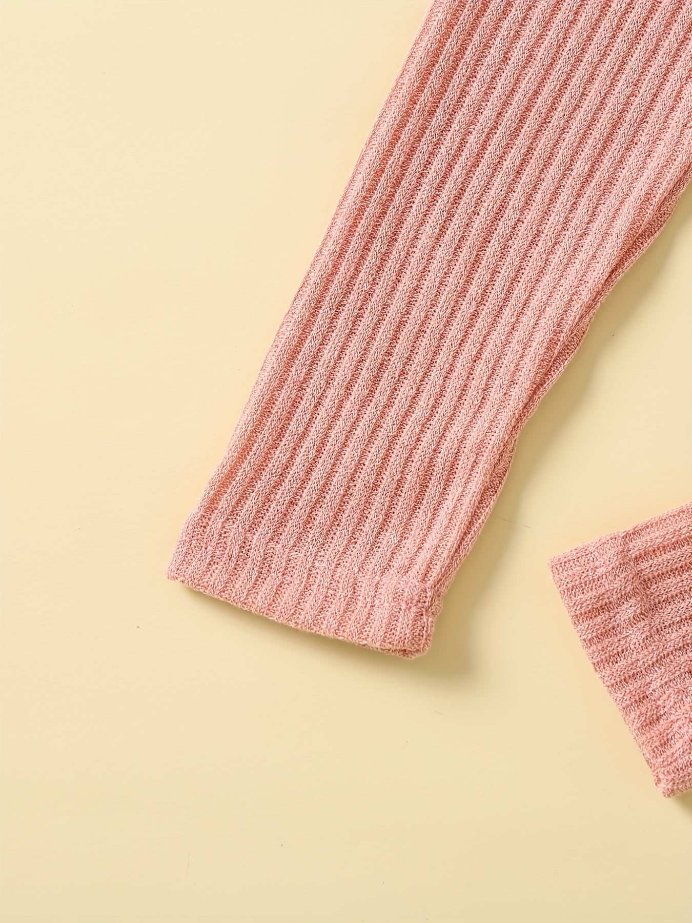 Летний комплект длинных штанов для девочек с отделкой из салатового трикотажа однотонного цвета для активного отдыха