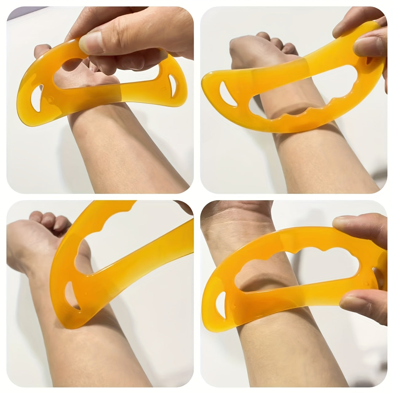 Resin Back Neck Scraper for Whole Body Massage and Tendon Stimulation