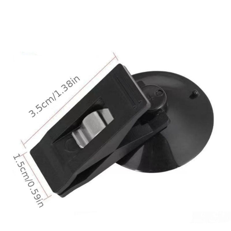 Universal Car Towel Card Holder Fixing Clip Suction Cup Bracket 2/4pcs