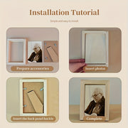 Personalized Wooden Photo Frame for Birthdays and Anniversaries, Custom Engraved