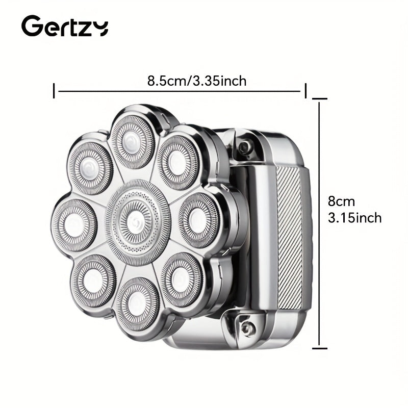 Kit de cuidado personal eléctrico 5 en 1 para hombres, cortapelos, recortadora, afeitadora y rasuradora