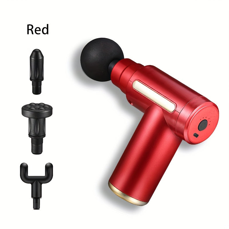 Handheld Rechargeable Muscle Massage Gun for Neck Back Deep Tissue Therapy