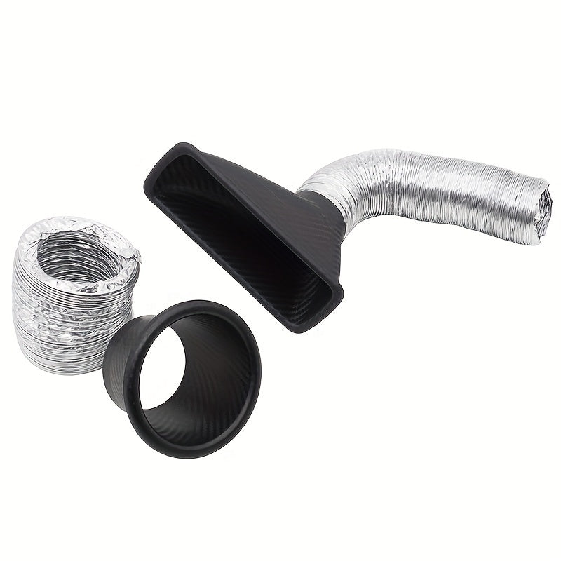 Набор решеток воздухозаборника для автомобиля из углеродного волокна, трубки, аксессуары для охлаждения тормозов