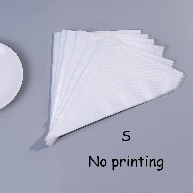 Set of 100 Disposable Pastry Bags for Cake Decoration and Desserts