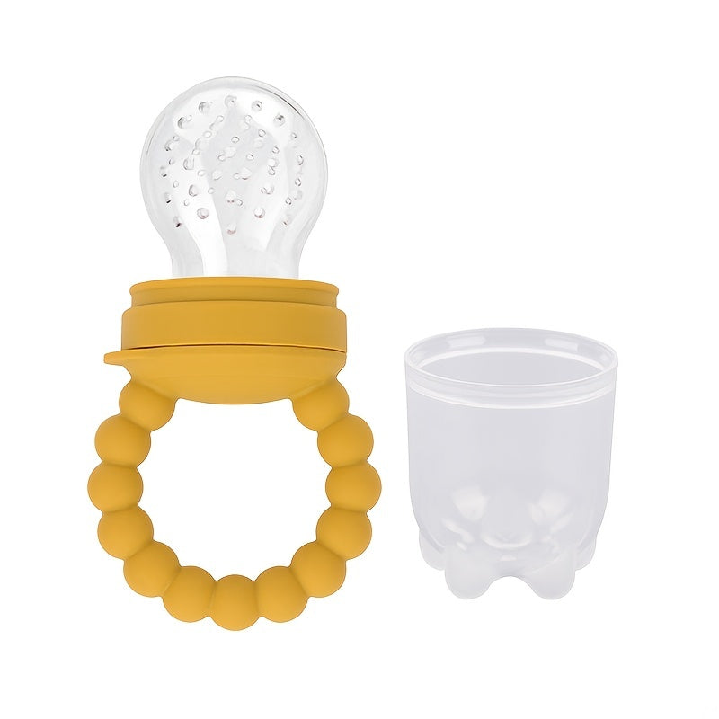 Baby Silicone Pacifier with Fruit and Vegetable Feeder for Supplemental Feeding