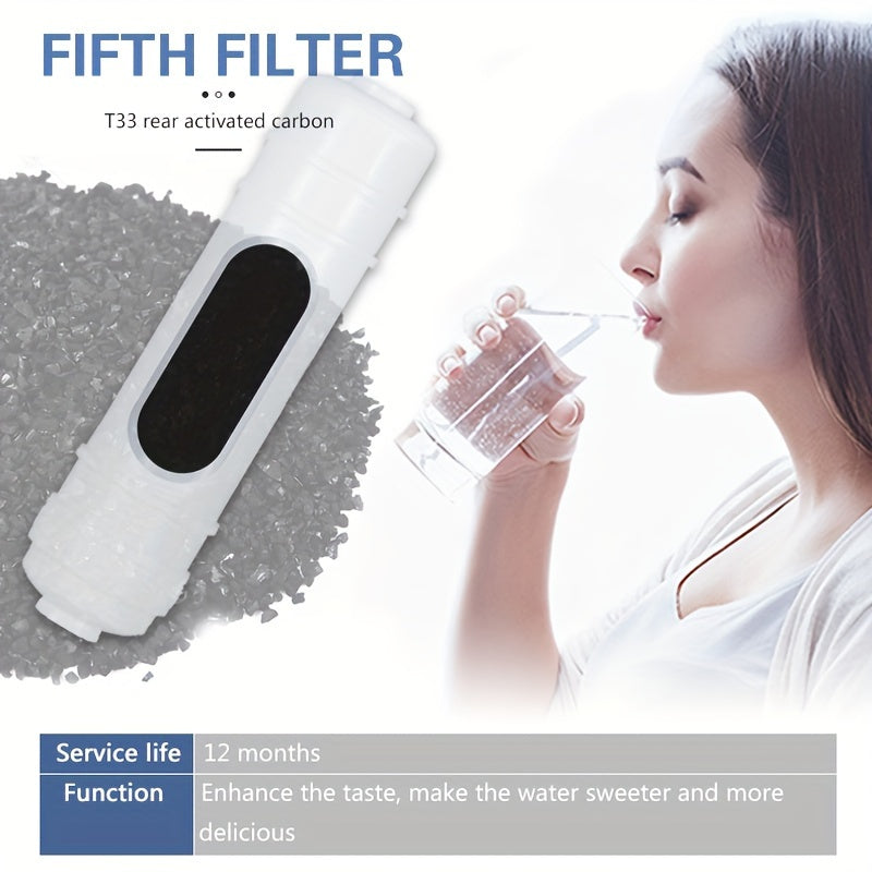 Uy Suv Tozalagich, Teskari Osmos bilan, To'g'ridan-to'g'ri Ichish Uchun Sof Suv Mashinasi, Oqava Suv Uchun Old Filtr, Qattiq Suvni Tozalovchi, Oila Gadjetlari - 1 Dona