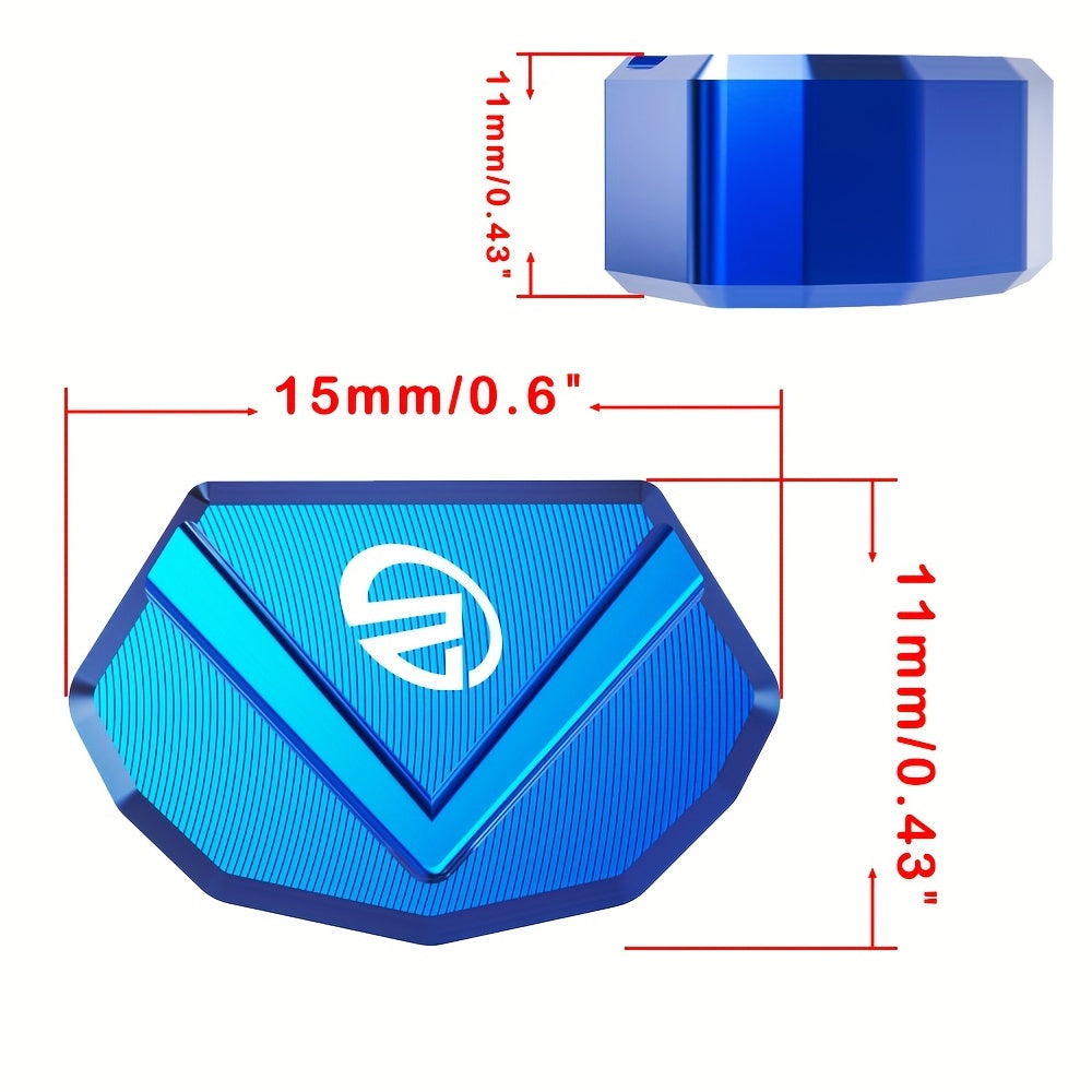 Motorcycle Turn Signal Button Cover Aluminum Alloy Fit Street Bikes