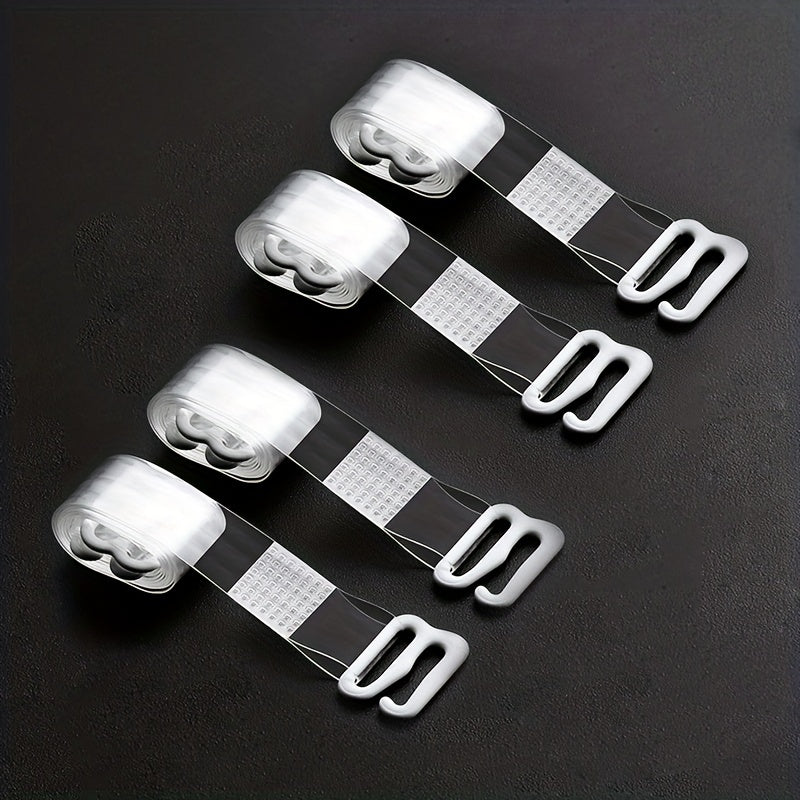 Clear Adjustable Removable Shoulder Straps for Women's Lingerie Bra Accessories 6 Pieces