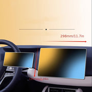 2 Sheets Tempered Glass Screen Protectors for Car Radio and Navigation 12.8 Inch LCD