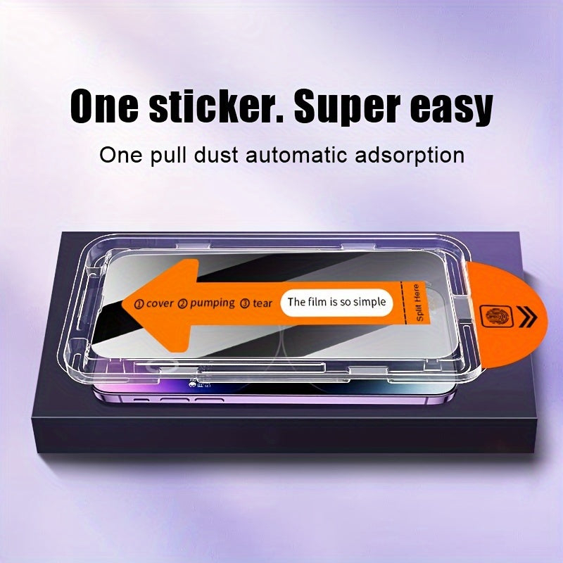 3pcs Tempered Glass Privacy Screen Protectors for iPhone Models