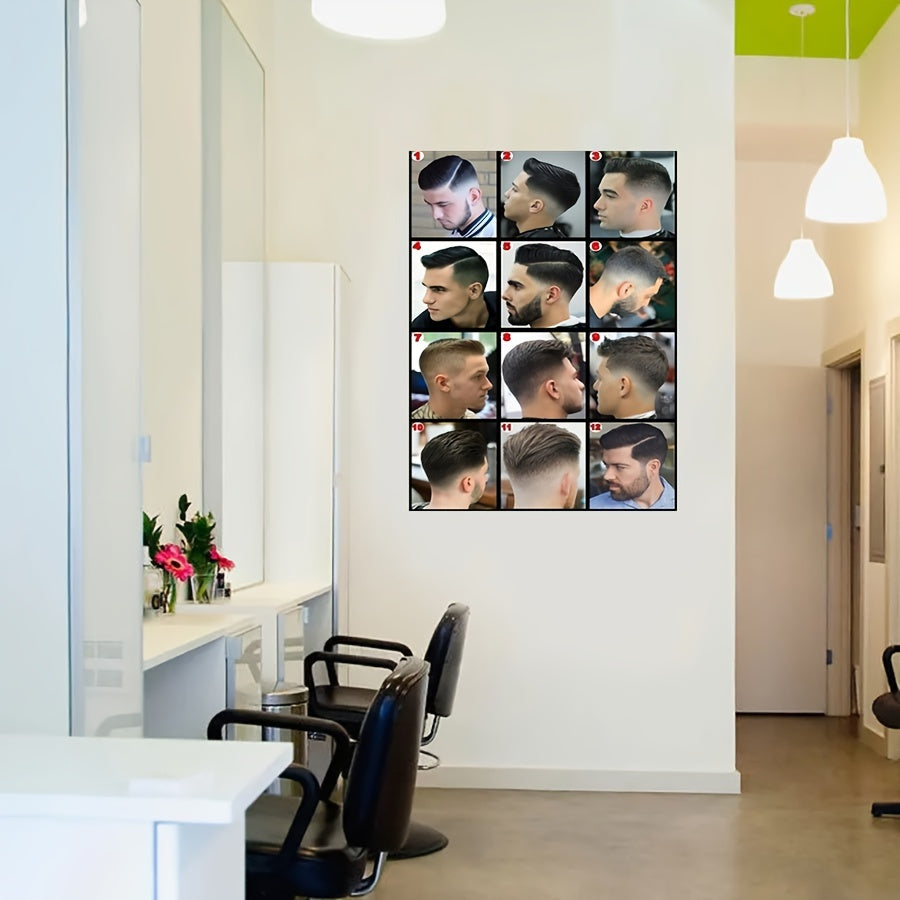 Современное художественное полотно для украшения мужской моды и парикмахерских