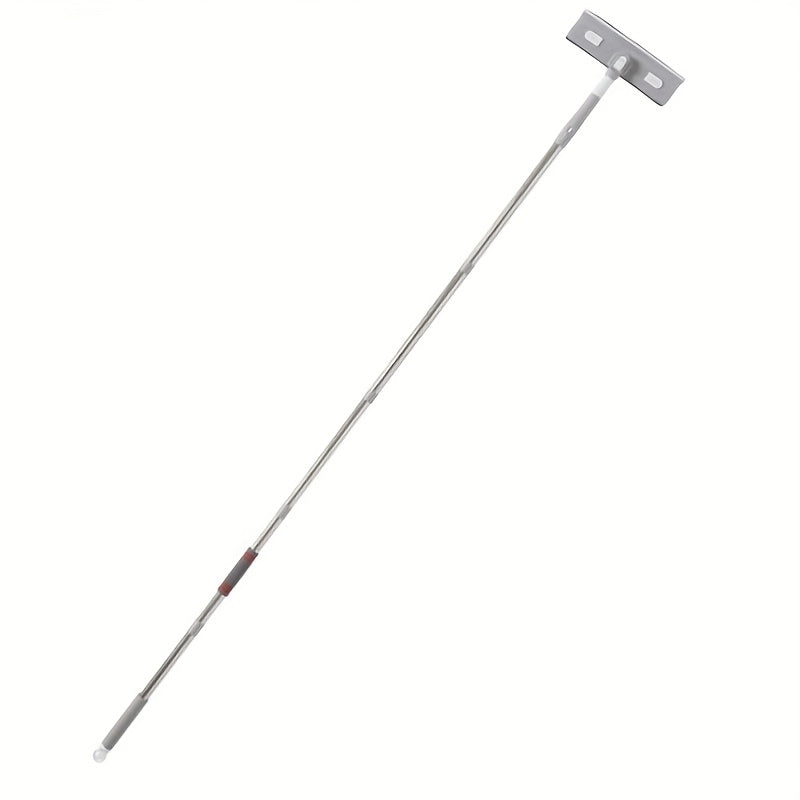 Ko'p maqsadli sehrli deraza tozalagich, cho'ziladigan tayoq bilan, derazalar, devorlar, pol va patio uchun ko'p sahnali squeegee, uy va avtomobil tozalash uchun mos, mustahkam metall va plastikdan tayyorlangan.