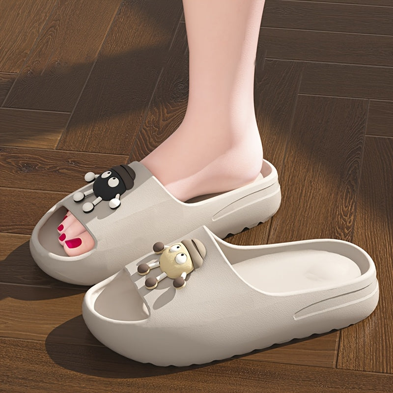 Women's EVA Slides Ultra-Soft Quick-Dry Indoor Outdoor Solid Color