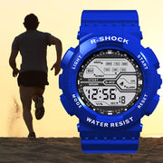 Sporty Digital Watch for Teens and Adults with Luminous Display