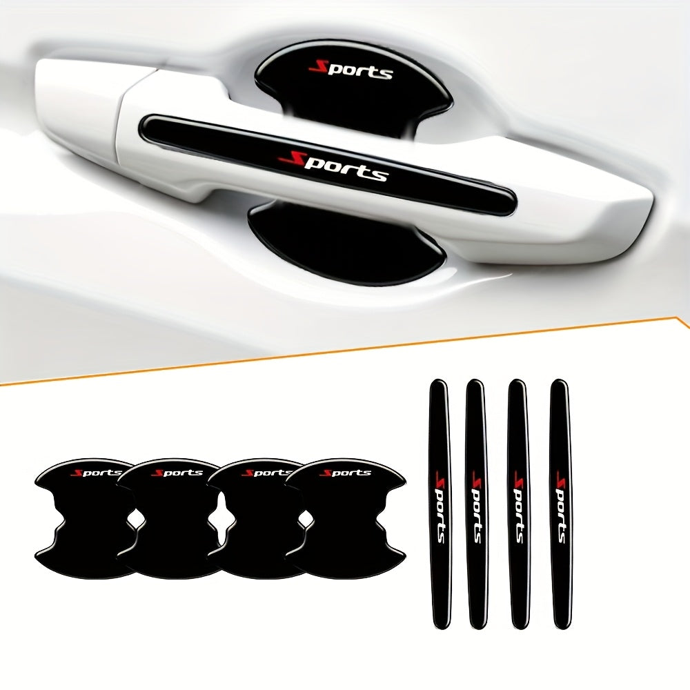 8 dona avtomobil eshigi tutqichining qopqog'i Bardoshli ABS chizishga qarshi yopishqoq bo'yoq himoyasi