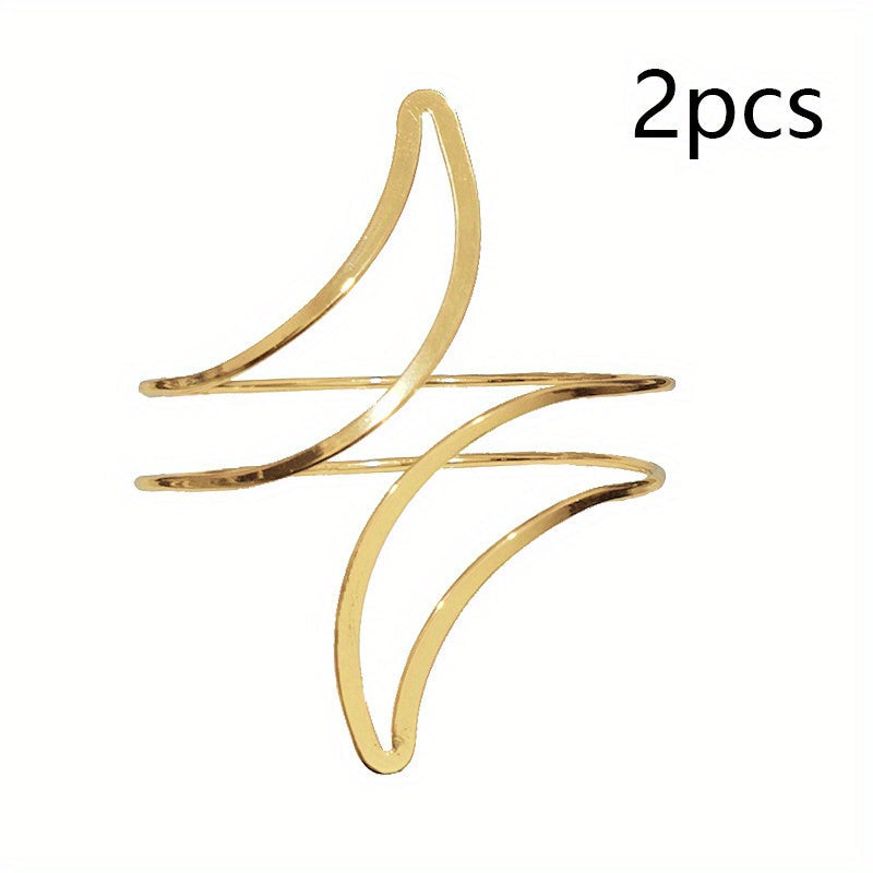 Golden Curtain Clips Set for Drapery Tiebacks and Home Decor