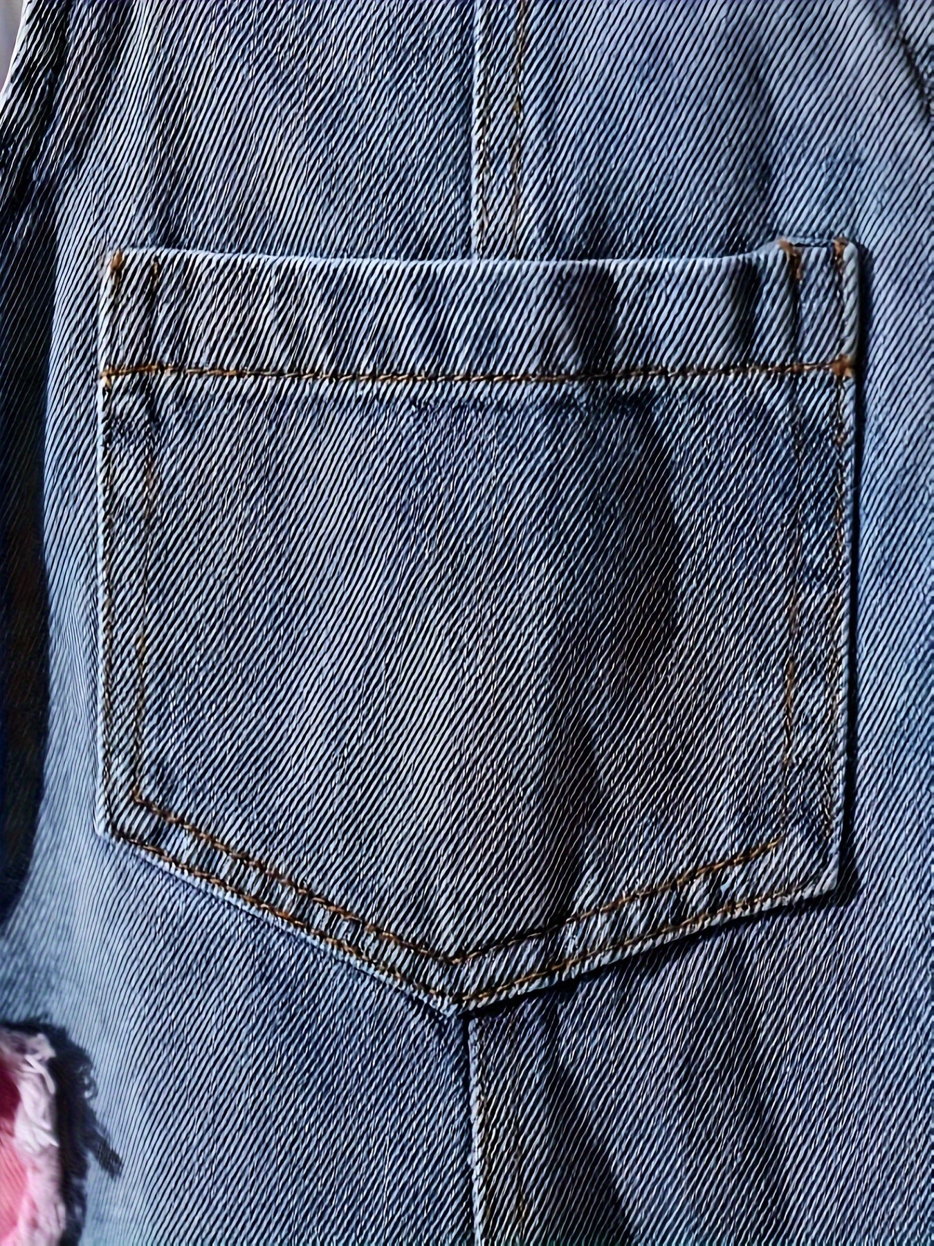 Kichkina qizlar uchun paxta uzun ko'ylakli ruffle top va suspender denim shimlar to'plami bahor va kuz uchun