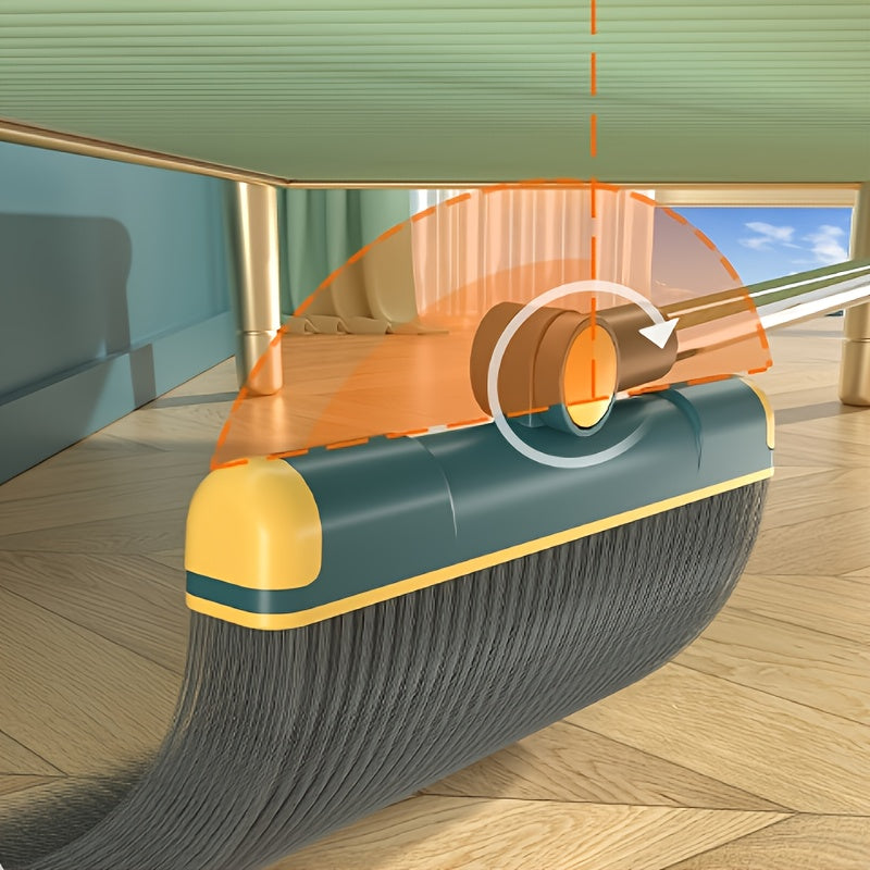 Sehrli cho'tka va axlat to'plagich to'plami - Har qanday xonada oson tozalash uchun ideal, aylanuvchi va yig'iladigan dizayn bilan | Suv skraberi bilan axloqsizlik va uy hayvonlari sochlarini osonlik bilan tozalang