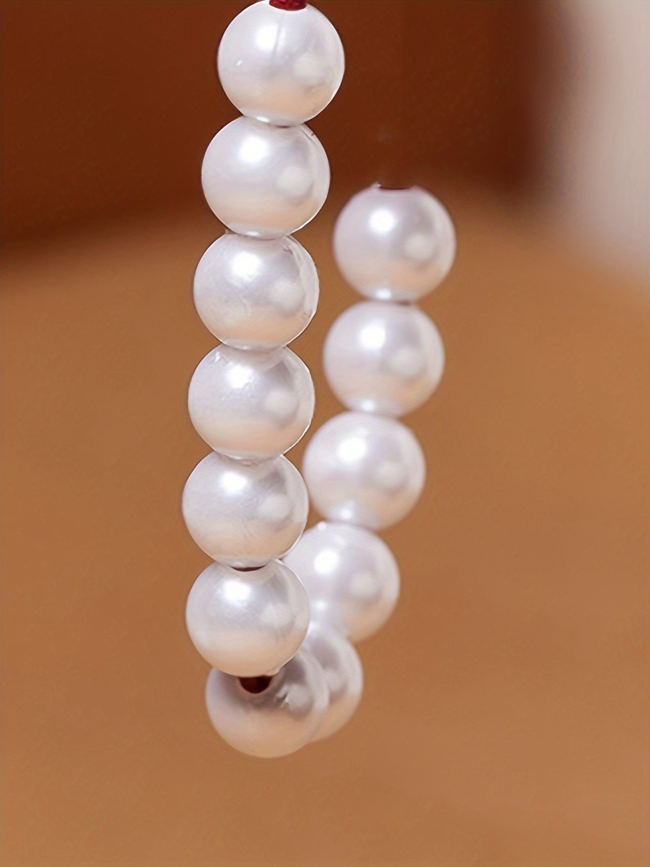 Women's Low Waist Pearl Thong with Heart-Shaped Hollow Out Design Soft Breathable Lingerie