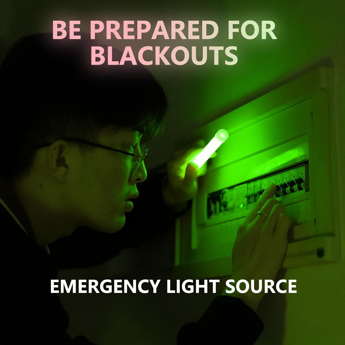 6-to'plam Yashil 6- dyuymli sanoat darajali yoritgichlar, turar joy uchun favqulodda vaziyatlar, partiyalar