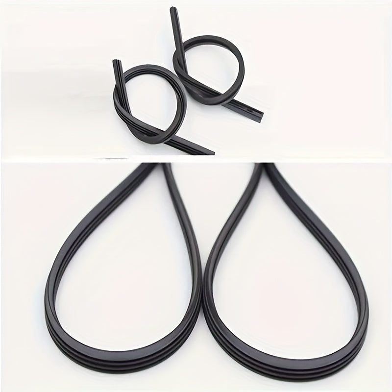 Universal Silicone Wiper Blade Strip Quiet Durable 10.6mm