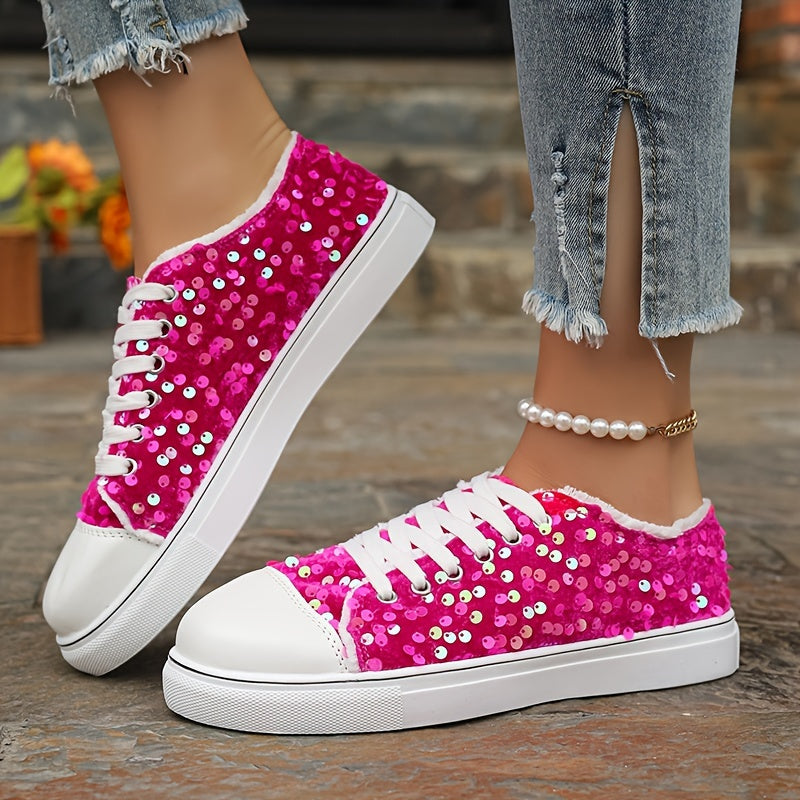 Women's Casual Outdoor Shoes Fabric Low-Top Sports Sneakers