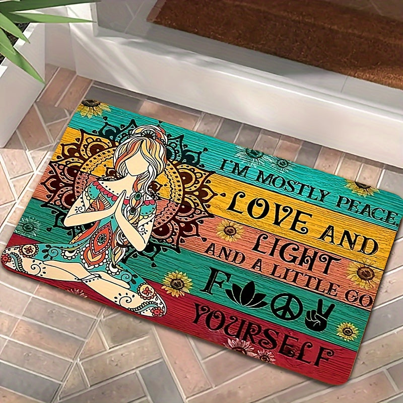 Polyester kir yuvish uchun mato, suv o'tkazmaydigan, sirpanmaydigan, dog'ga chidamli, uy kirish joyi uchun