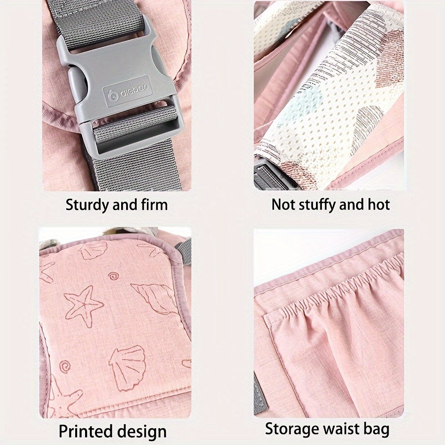 Lightweight Baby Carrier Sling for All Seasons Front and Back Seat for Ages 3+