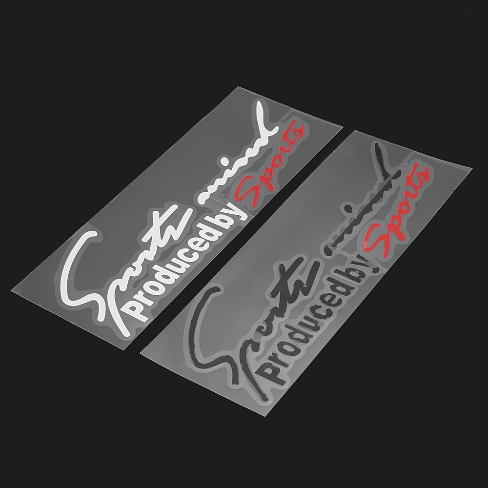 Наклейка на брови для фар автомобиля, спортивная буква, наклейка для кузова, капота, модификация