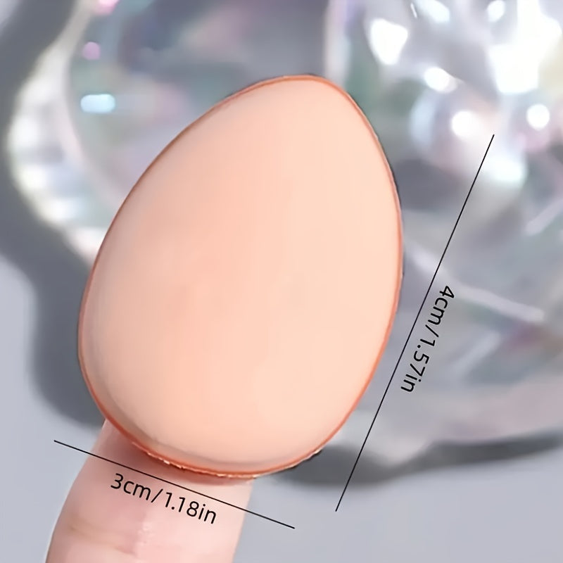 Set de esponjas de maquillaje en forma de pera mini para base, corrector y polvo