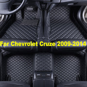 To'liq qamrovli 3D avtomobil pol matosi to'plami, sedan interyeri uchun, 3 ta qism