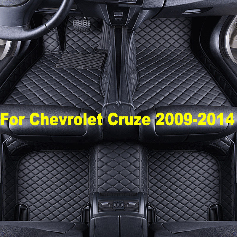 To'liq qamrovli 3D avtomobil pol matosi to'plami, sedan interyeri uchun, 3 ta qism