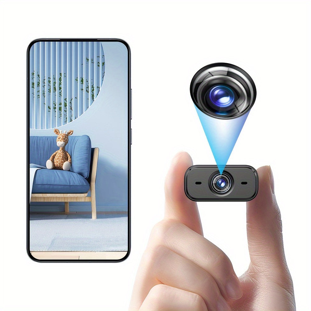 Mini Wireless Security Camera USB Powered App Control 480p Non Waterproof