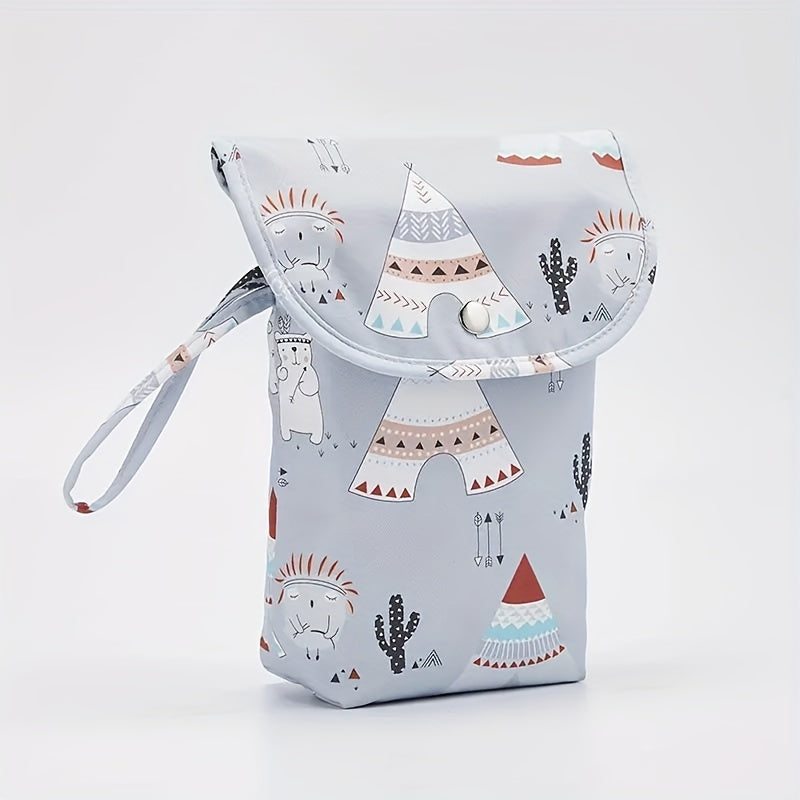 Large Capacity Waterproof Diaper Bag for Kids Reusable Oxford Storage Handbag