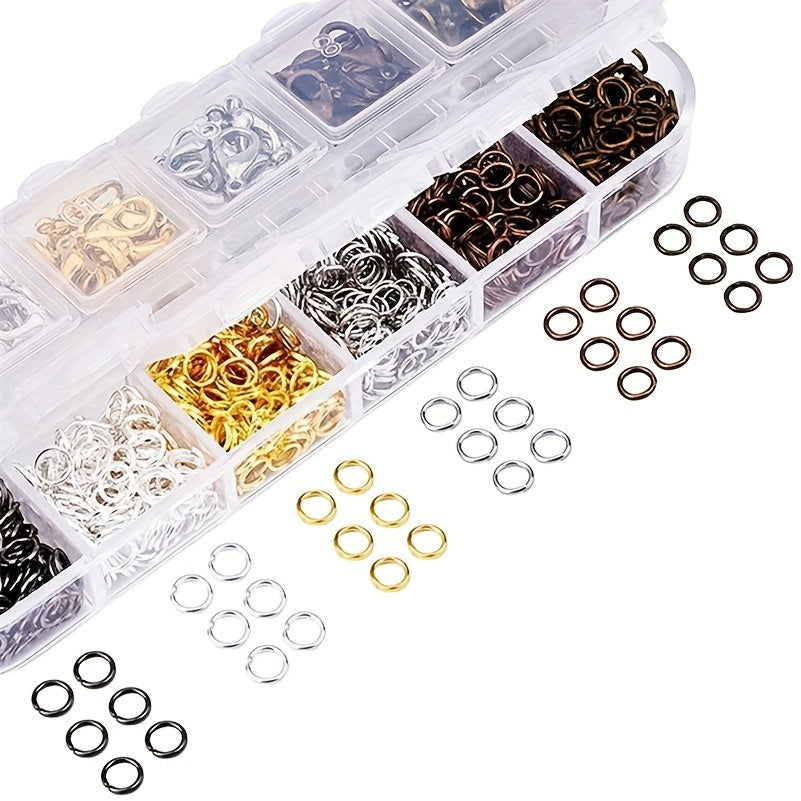 Set of Jewelry Findings Lobster Clasps Jump Rings for Bracelets and Necklaces