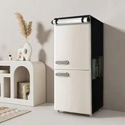 Outdoor Mini Refrigerator Cover Waterproof Black Polyester Dust and Sun Proof Upright Freezer Cover