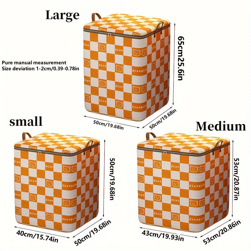 Non-Woven Storage Bag for Clothes and Quilts Dustproof Organizing and Moving