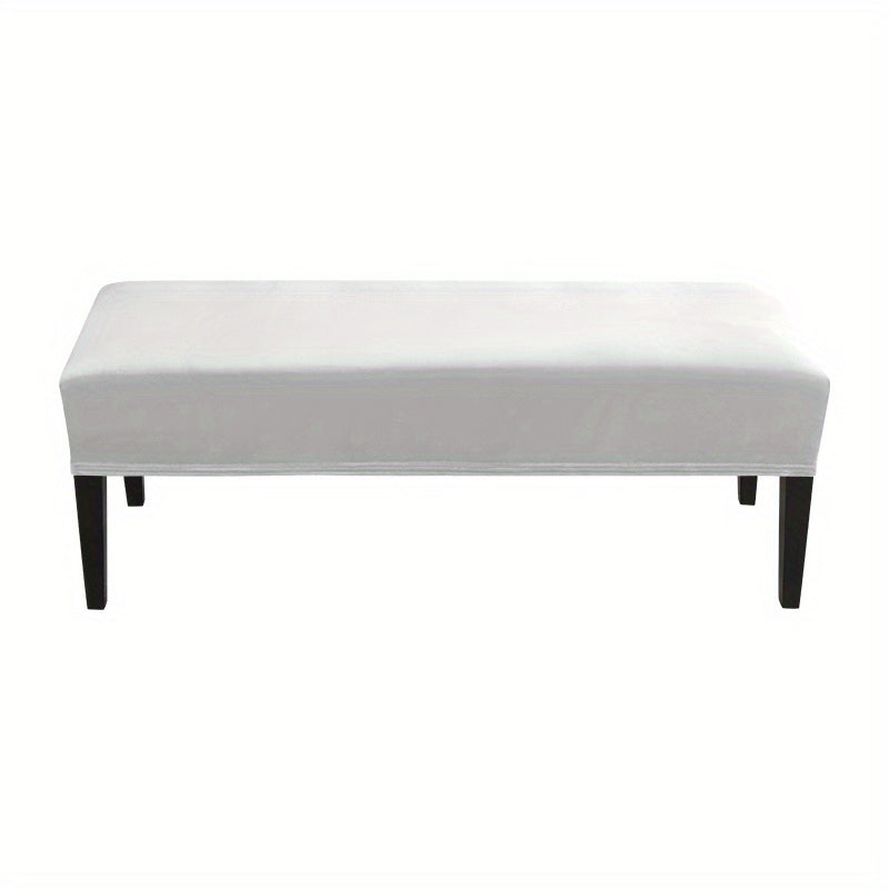Washable Removable Stretch Bench Cover for Spills and Stains Protection