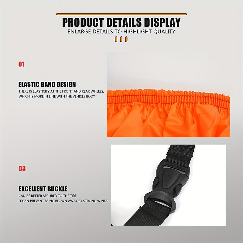 Universal Motorcycle Cover XXL Waterproof for Touring Bikes