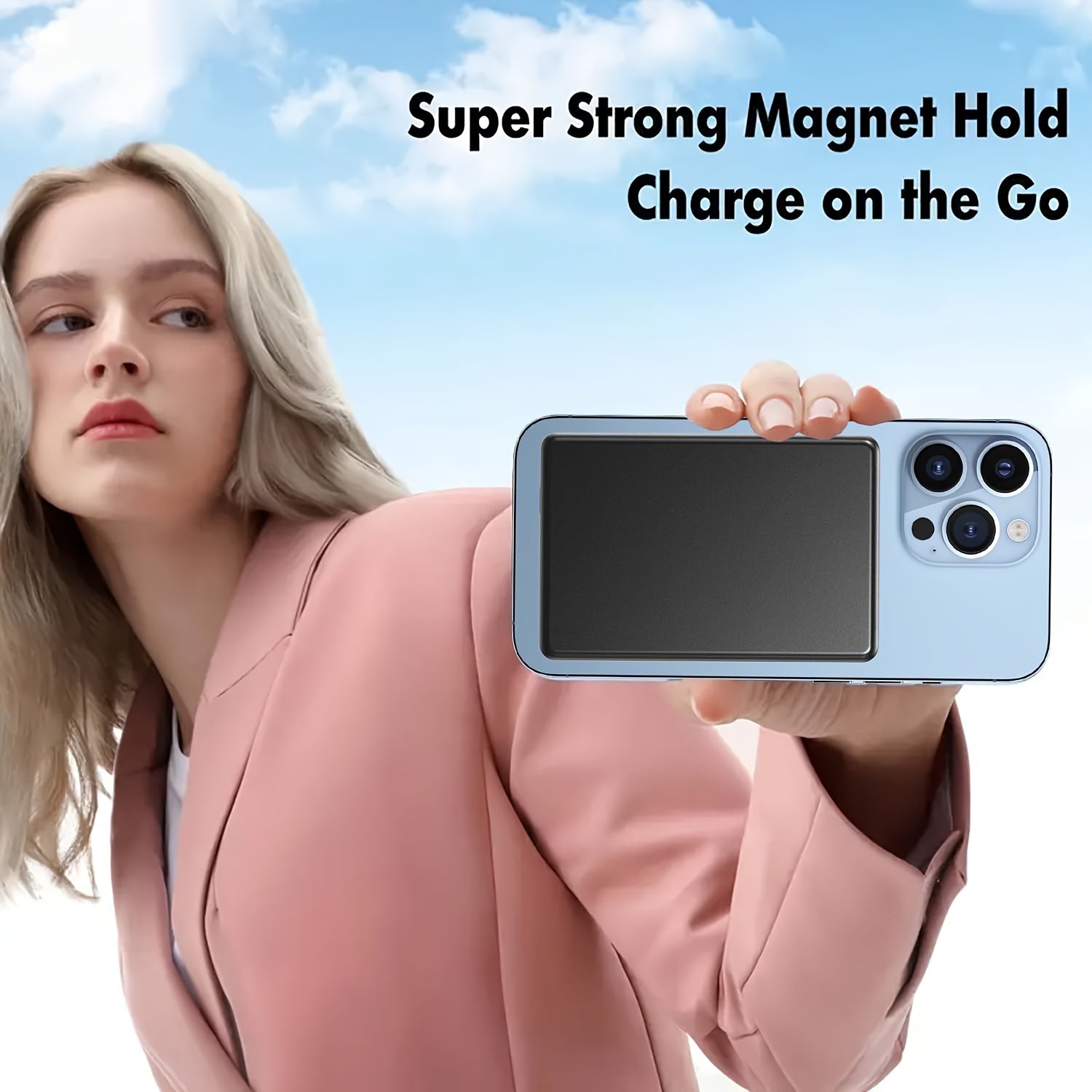 Portable Charger 5000mAh for Apple Watch iPhone AirPods USB-C Rechargeable Lithium Battery