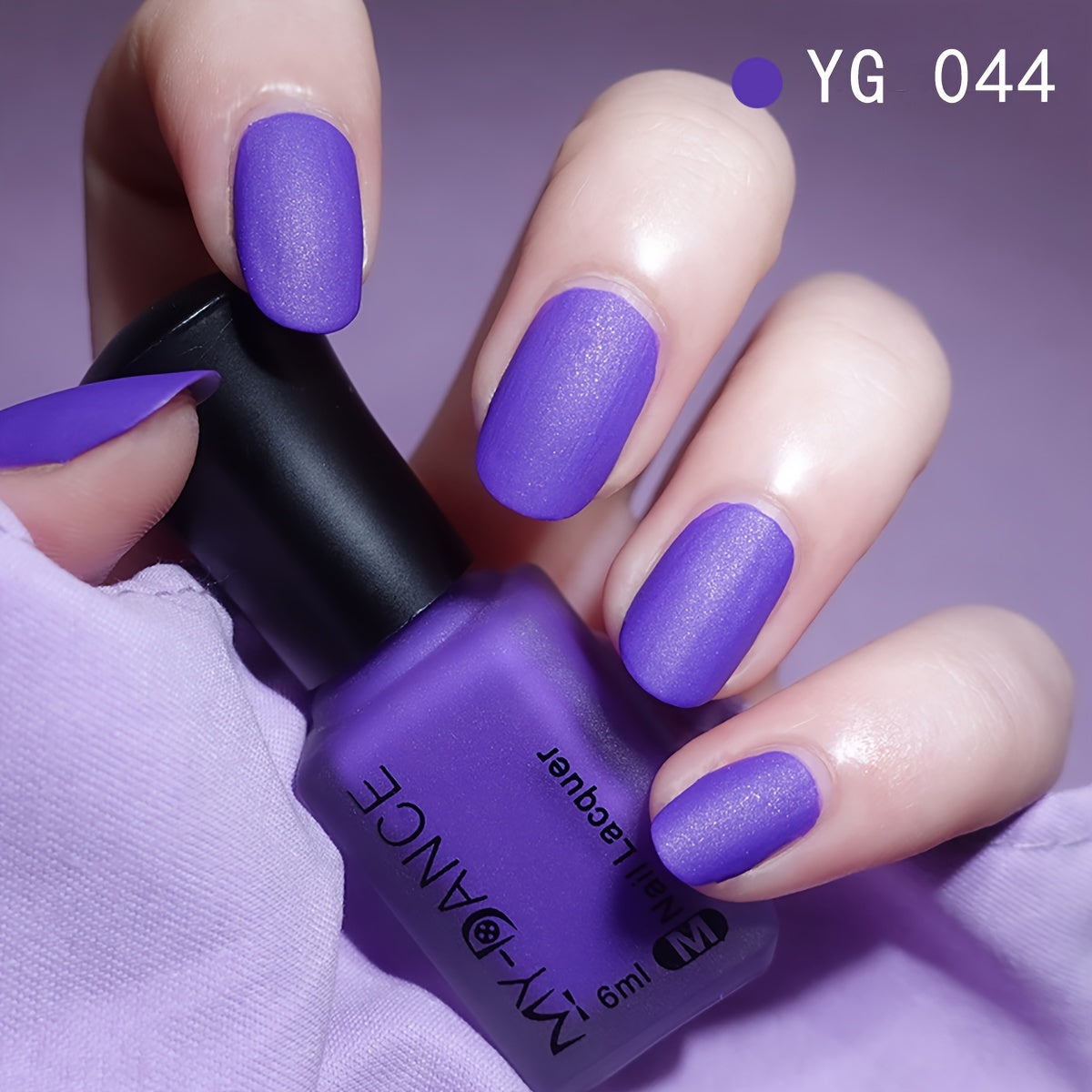 Women Velvet Matte Nail Polish 6ml Multi-Color Long-Lasting Frosted