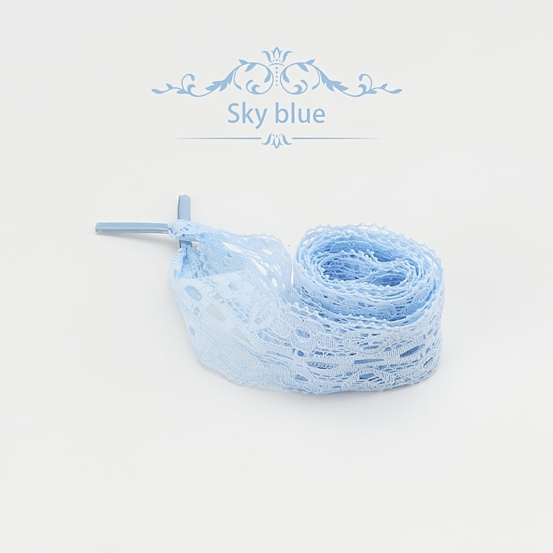 Women's Lace Shoes Stylish Comfortable Azules Pair