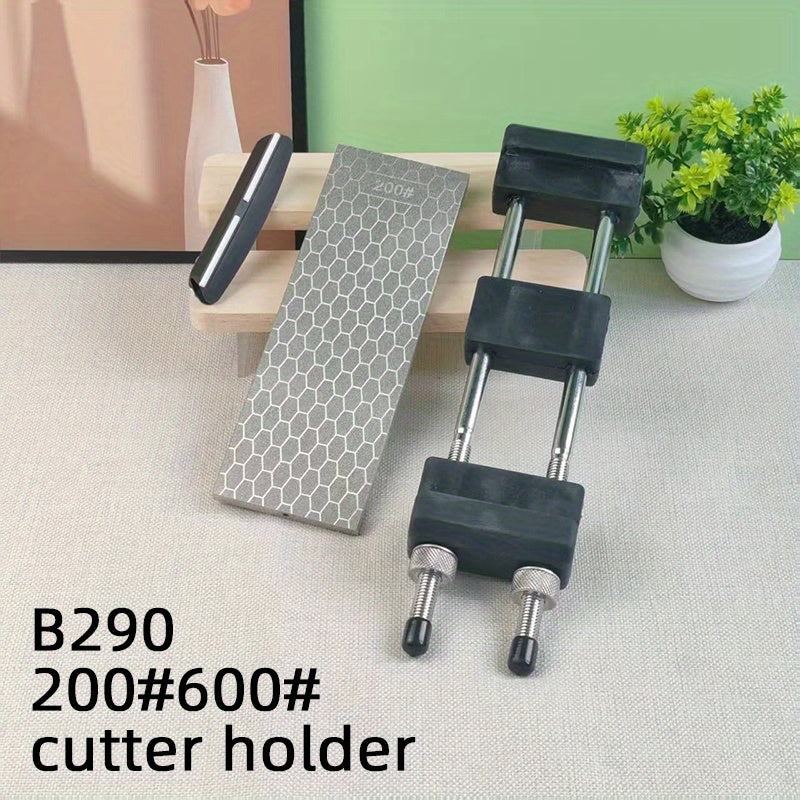 Aniq kesish uchun qattiq burchak tutgichi va asal honeycomb qirqish yuzasi bilan mustahkam pichoq silliqlash qurilmasi.