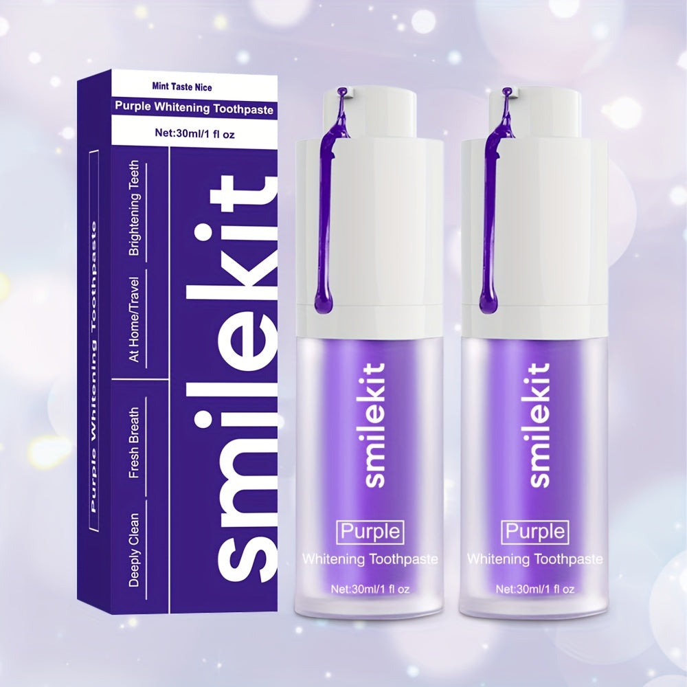 Pasta de dientes Purple Mint para limpieza profunda y aliento fresco