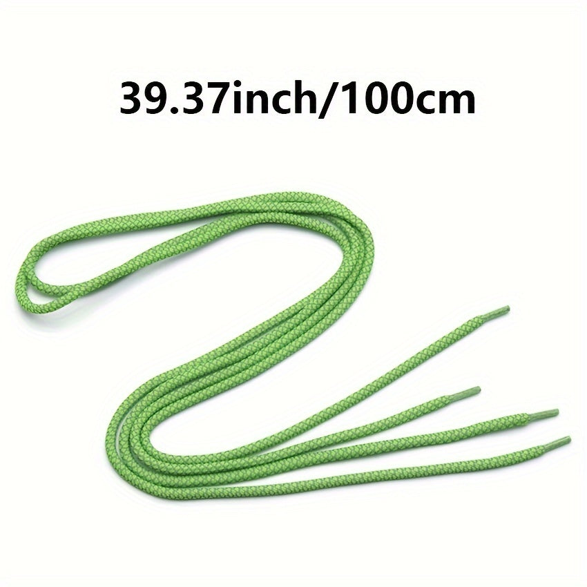 Reflective Shoe Laces for Sneakers Fluorescent High Brightness 2 Pairs